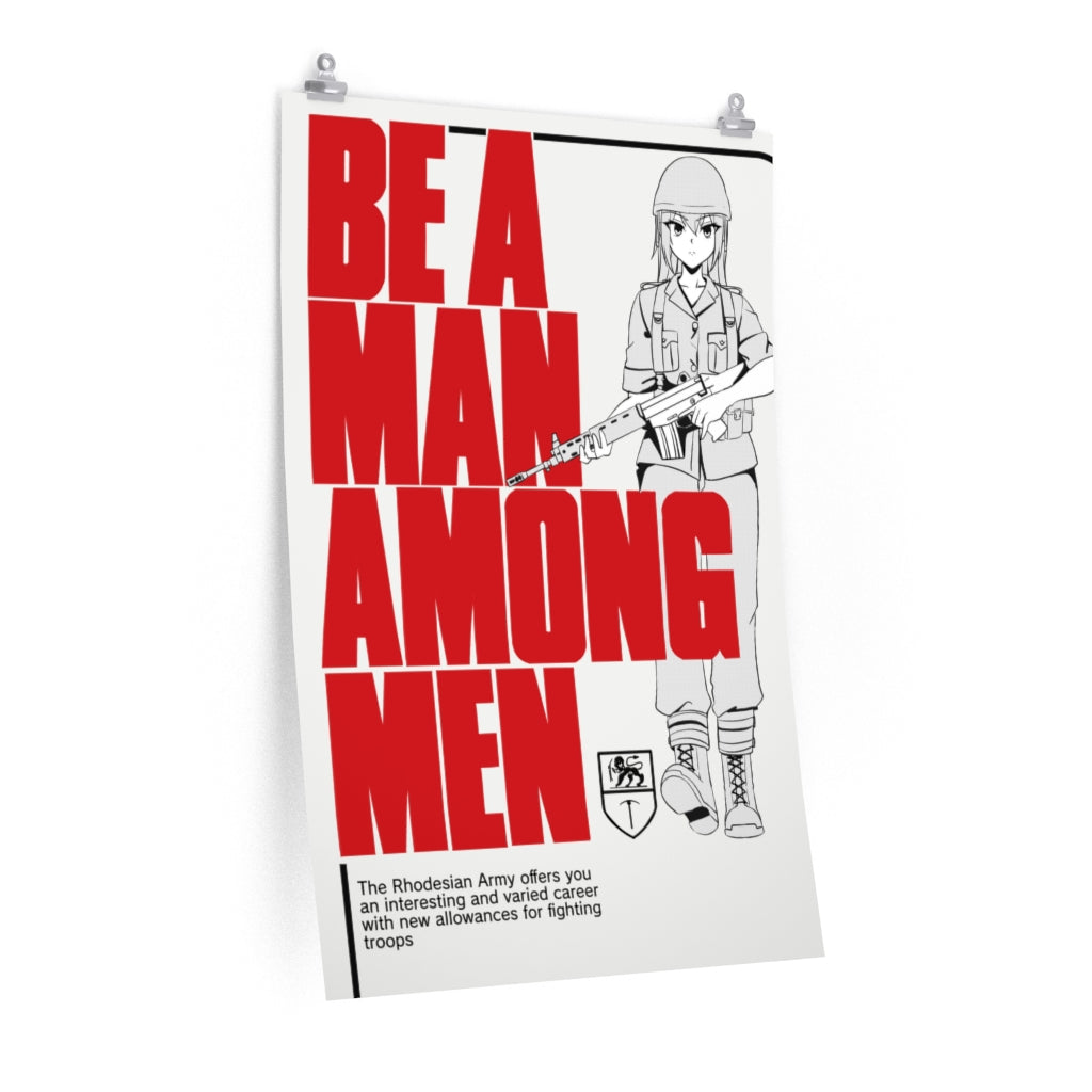 Be a Man Among Men Poster
