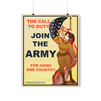 Call to Duty Join the Army Poster