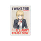 I want you Sticker