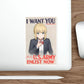 I want you Sticker