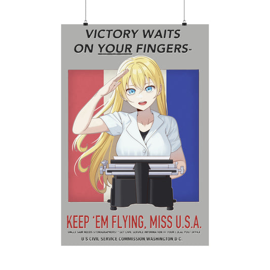 Victory Waits on your fingers Poster