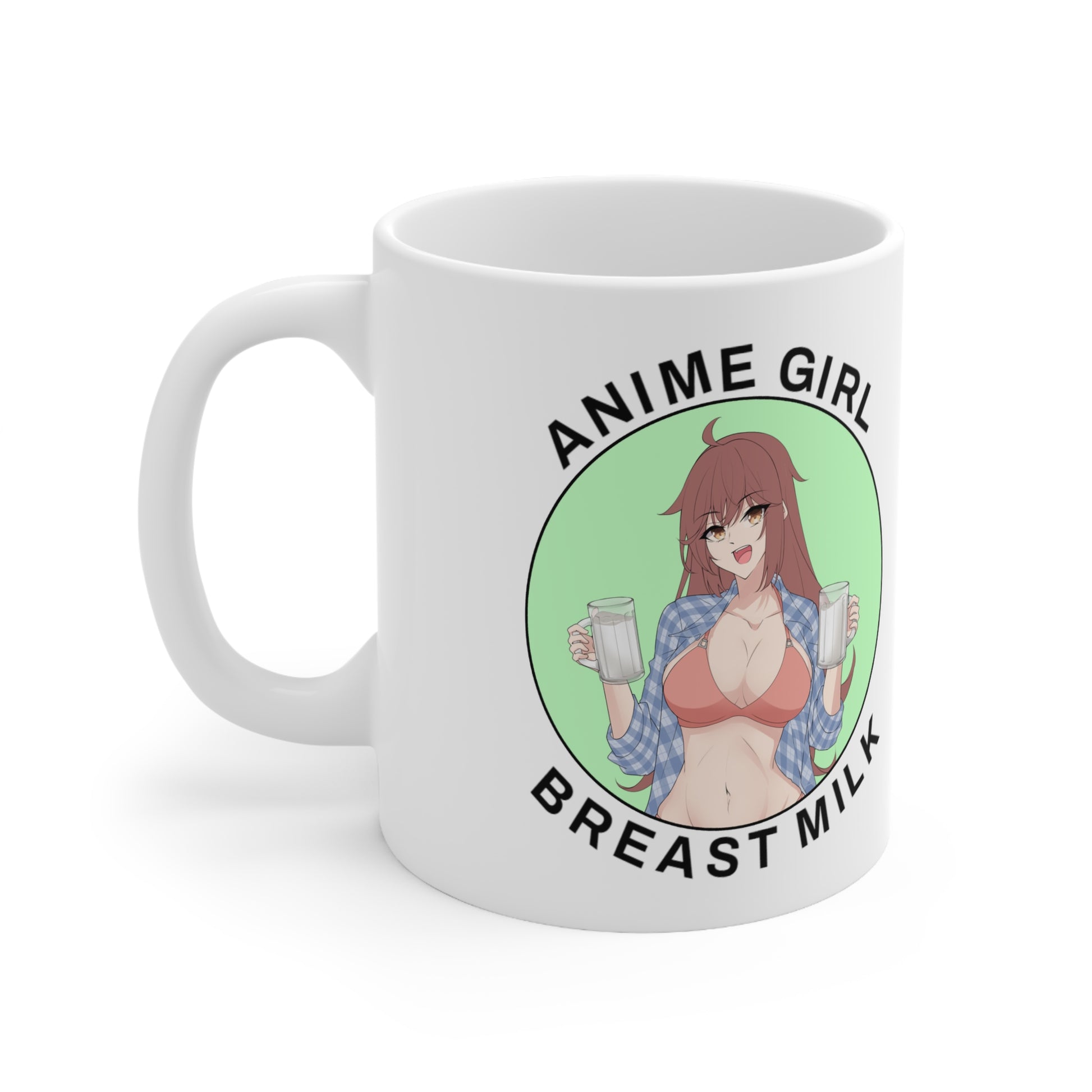 Anime Girl Milk Ceramic Mug 11oz – Anime Girl Propaganda