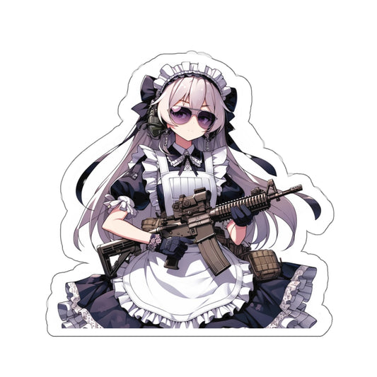 Maid Gun Sticker