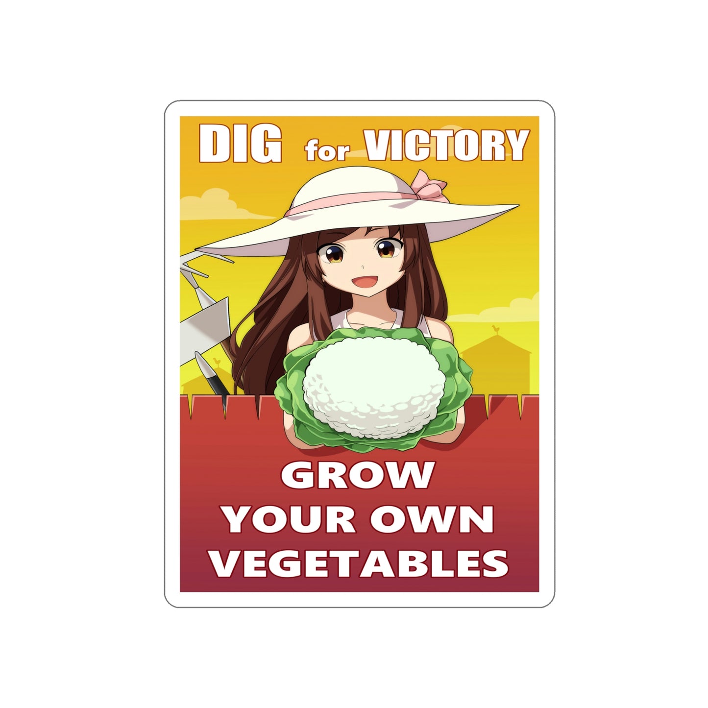 Dig for victory New Sticker