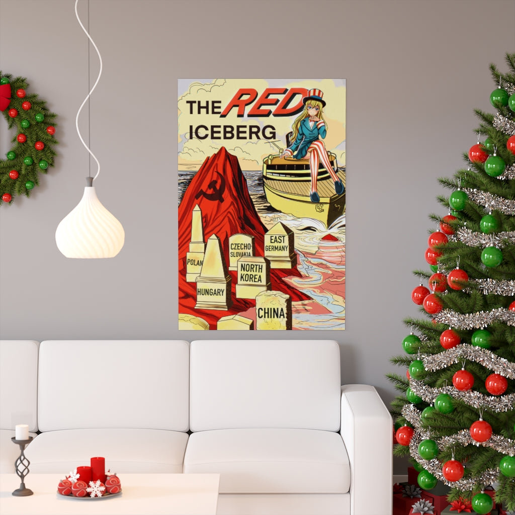 Red Iceberg Poster