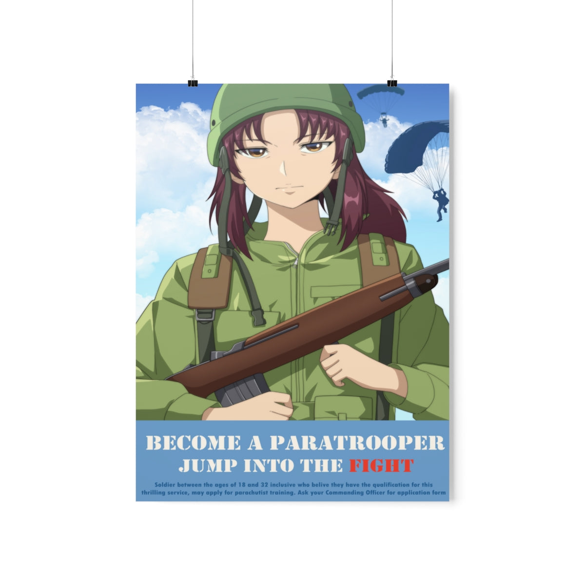 Paratrooper Poster