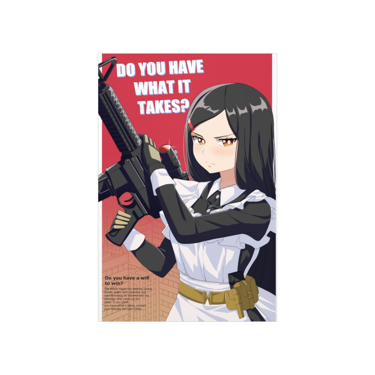 Battle Maid recruiting poster