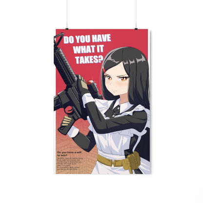Battle Maid recruiting poster