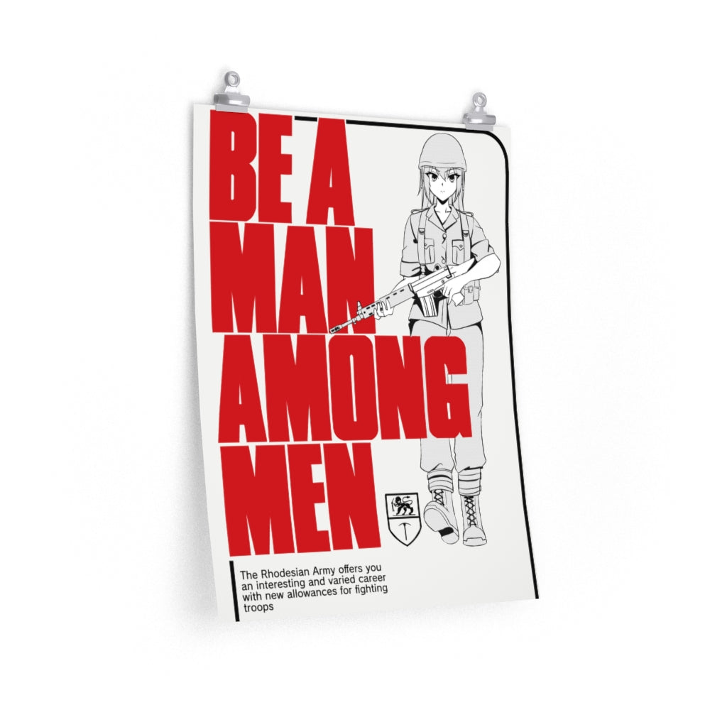 Be a Man Among Men Poster