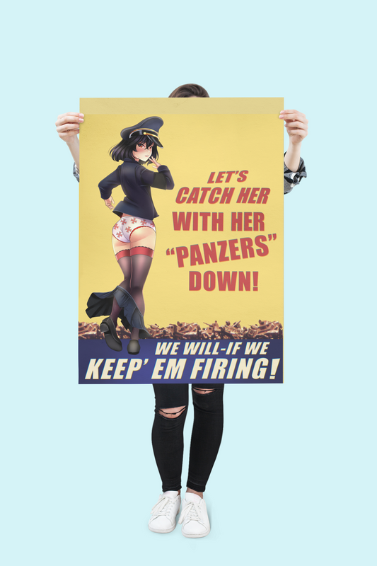 Catch Her Panzers Poster